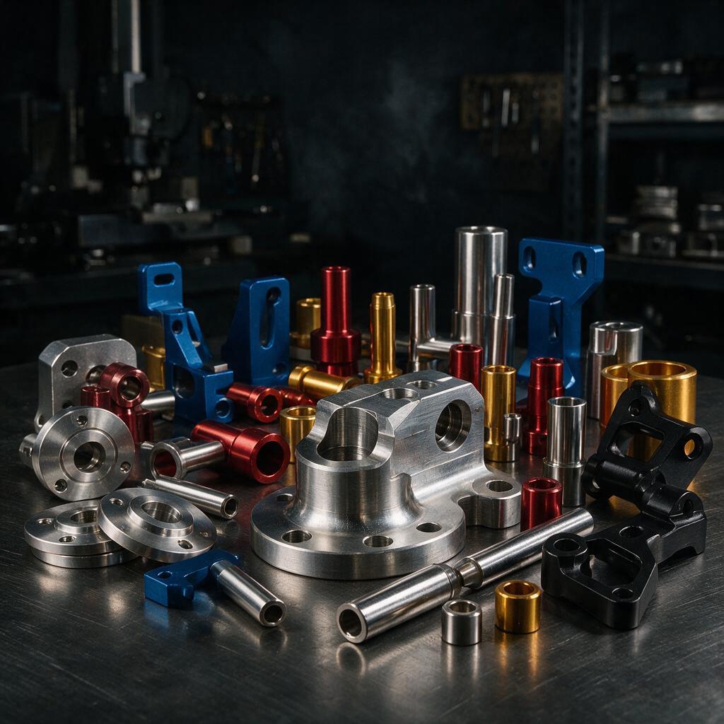 Precision CNC machined aluminum and steel parts